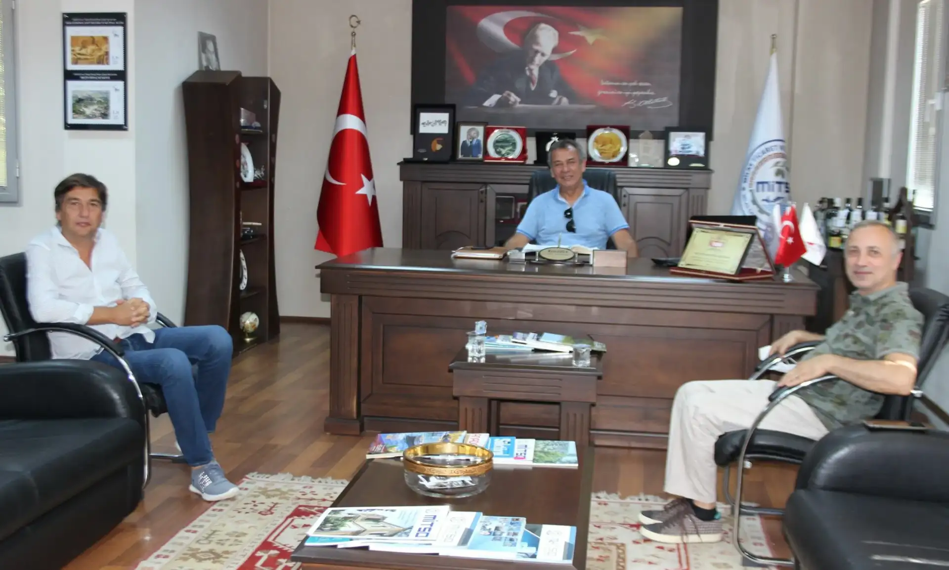 HÜRRİYET'TEN ORMAN YANGINLARI İÇİN MİTSO'YA GEÇMİŞ OLSUN ZİYARETİ