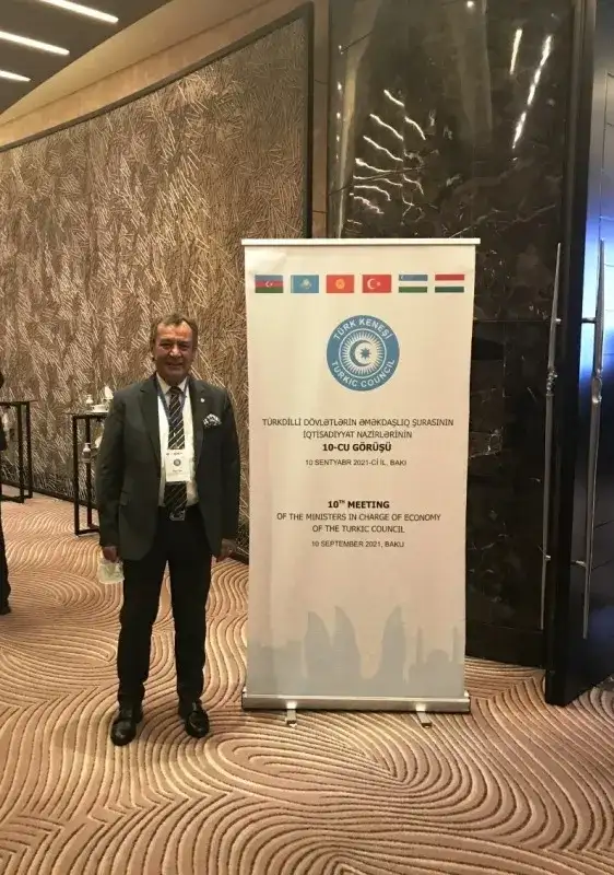 AZERBAYCAN'DA 10. TÜRK DÜNYASI İŞ FORUMU YAPILIYOR MİTSO YÖNETİM KURULU BAŞKANI REŞİT ÖZER DE AZERBAYCAN'DA... - 1