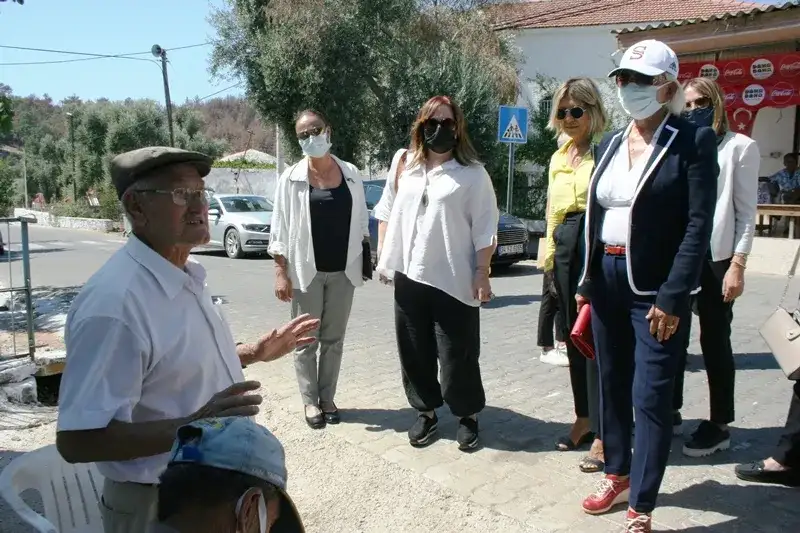 TOBB Kadın Girişimciler destek için Milas'ın yanan orman alanlarında: "SİZİN İÇİN NE YAPABİLİRİZ?" - 2