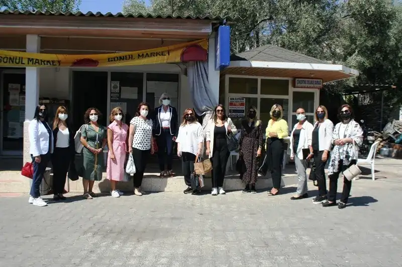 TOBB Kadın Girişimciler destek için Milas'ın yanan orman alanlarında: "SİZİN İÇİN NE YAPABİLİRİZ?"