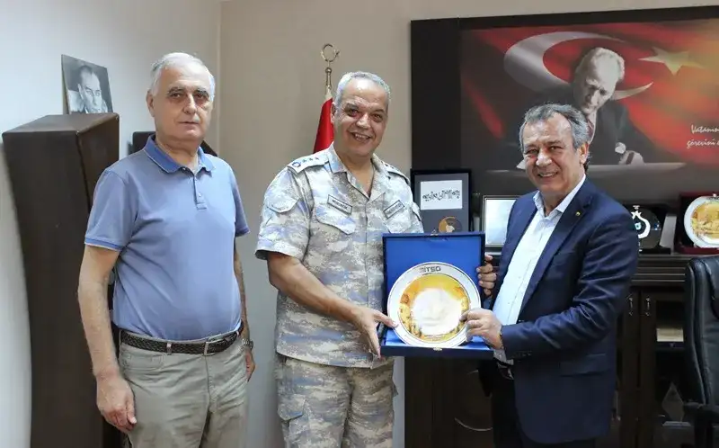 Garnizon Komutanı Albay Mersincik MİTSO'da... "MİLAS ÇOK ŞANSLI"