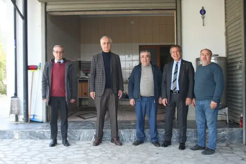 MİTSO zeytinyağı üreticilerine bolluk ve bereket diledi... HASAN FELEK'İN MANDALYA ZEYTİNYAĞI FABRİKASINDA