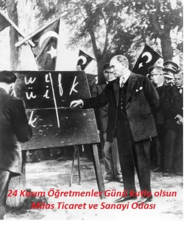     24 Kasım Öğretmenler Günü kutlu olsun.  