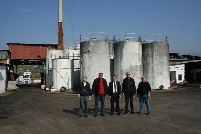 Zeytinyağı üreticilerine bolluk ve bereket dilediler: MİTSO YÖNETİMİ TİRSAY'DA