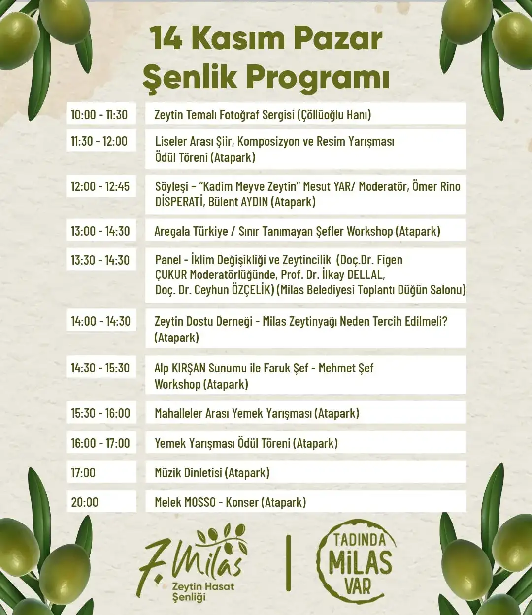 Milas 7. Zeytin Hasat Şenliği 13 / 14 Kasım'da BU ZEYTİNYAĞININ TADINDA MİLAS VAR! - 1