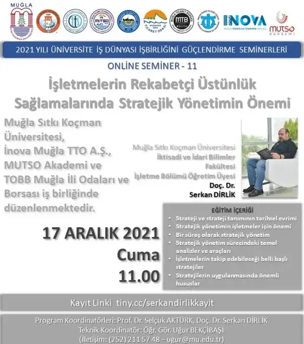 EĞİTİM: REKABETÇİ ÜSTÜNLÜK İÇİN STRATEJİK YÖNETİMİN ÖNEMİ!