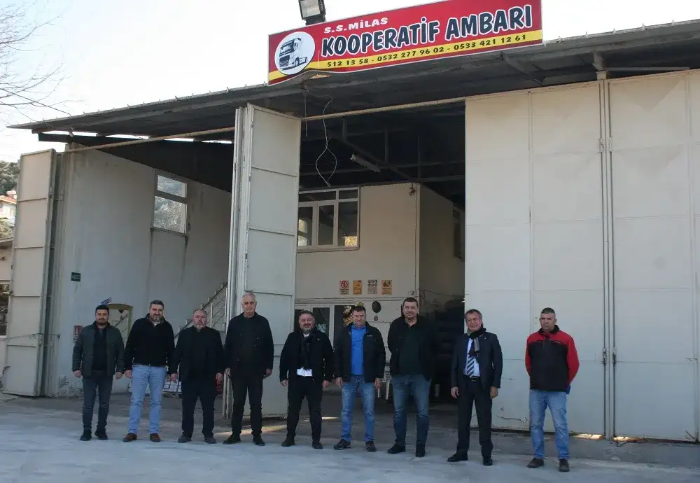 MİTSO üyeleriyle birlikte... MOTORLU TAŞIYICILAR KOOPERATİFLERİ KAMYON GARAJI İSTİYOR