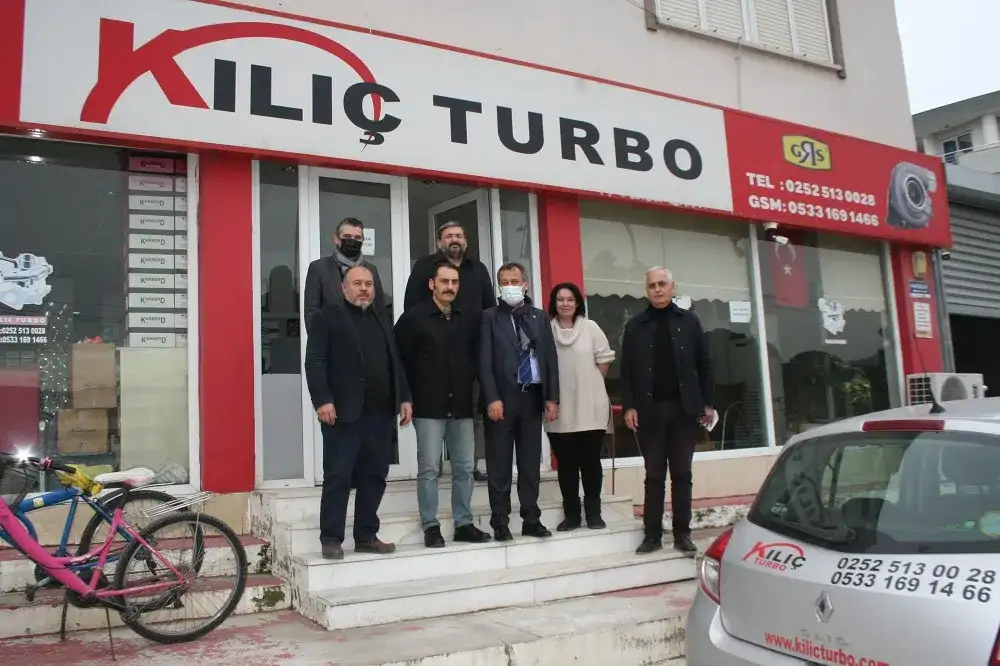 MİTSO üyeleriyle birlikte... KILIÇ TURBO İŞYERİNDE...