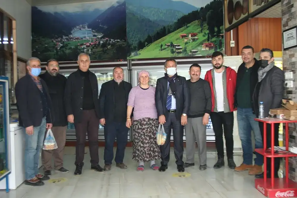 MİTSO üyeleriyle birlikte... MEŞHUR TRABZON ODUN EKMEĞİ FIRININDA...