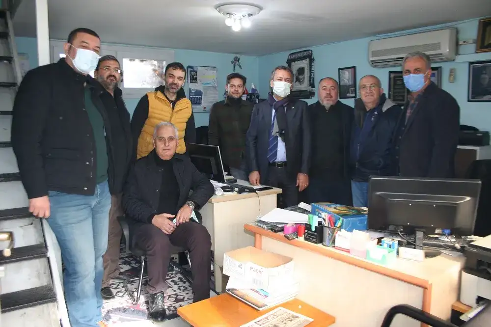 MİTSO üyeleriyle birlikte... SEVGİ PETROL ŞİRKETİ İŞYERİNDE... - 1