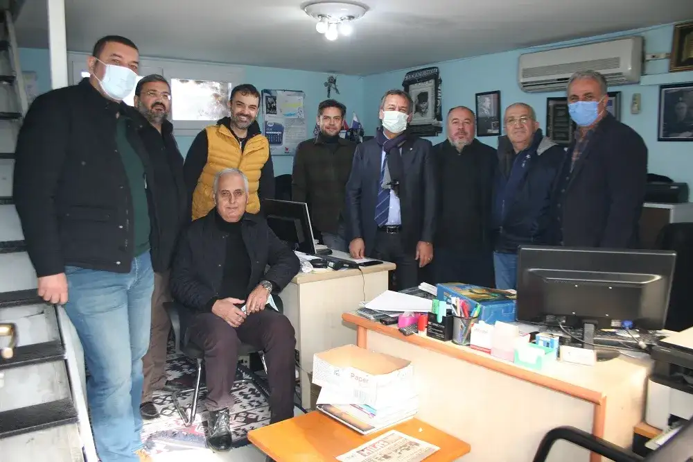 MİTSO üyeleriyle birlikte... SEVGİ PETROL ŞİRKETİ İŞYERİNDE...