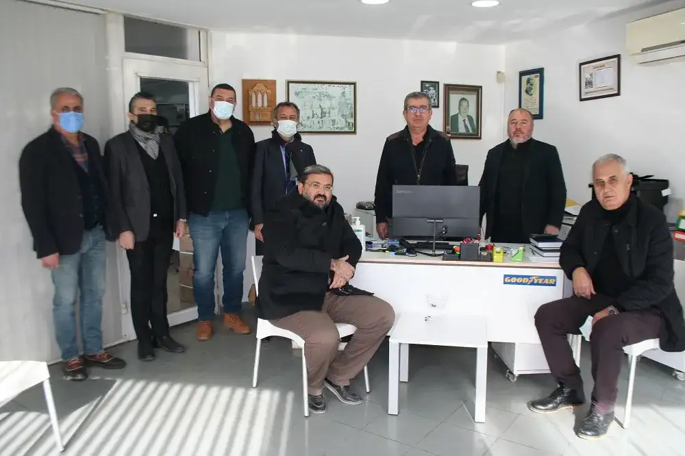 MİTSO üyeleriyle birlikte... CEMAL YÜKSEL LTD. ŞİRKETİ İŞYERİNDE... - 1