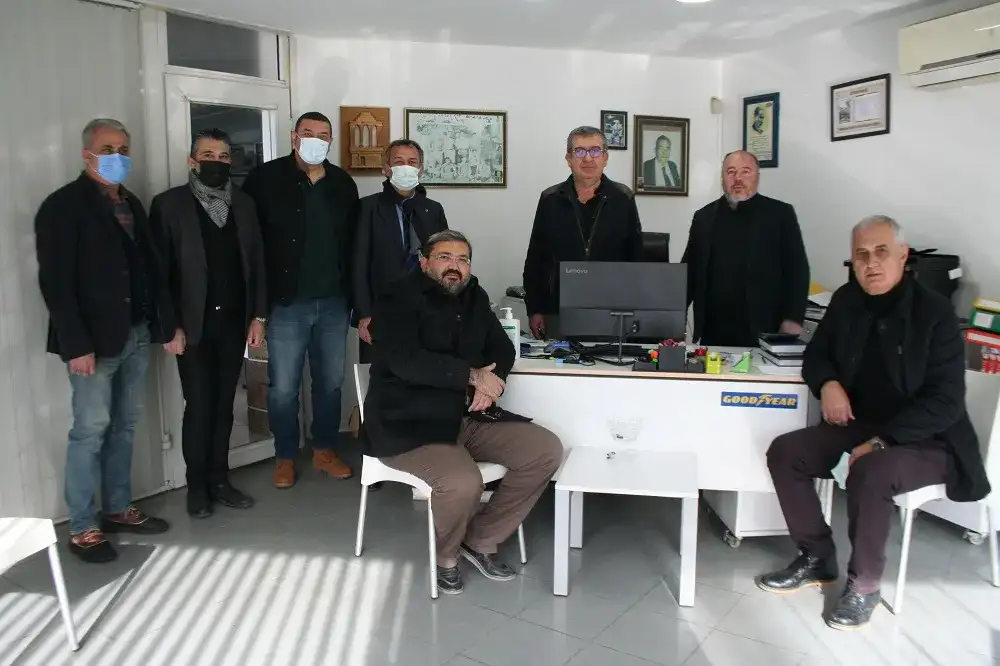 MİTSO üyeleriyle birlikte... CEMAL YÜKSEL LTD. ŞİRKETİ İŞYERİNDE...