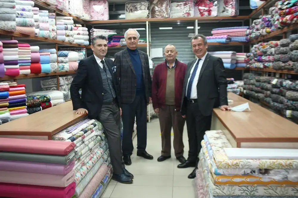 MİTSO\'dan üyelerine yeni yıl ziyareti: MİTSO, ENVER ÜSTEK\'İN İŞYERİNDE... - 1