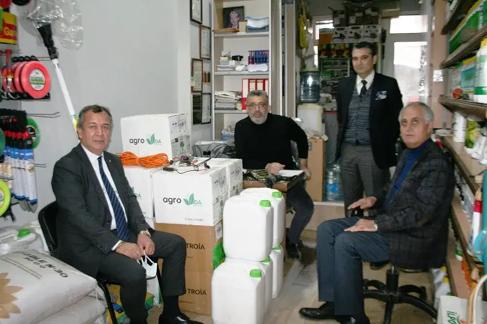 MİTSO'dan üyelerine yeni yıl ziyareti: MİTSO, HARMAN TİCARET'TE... - 1