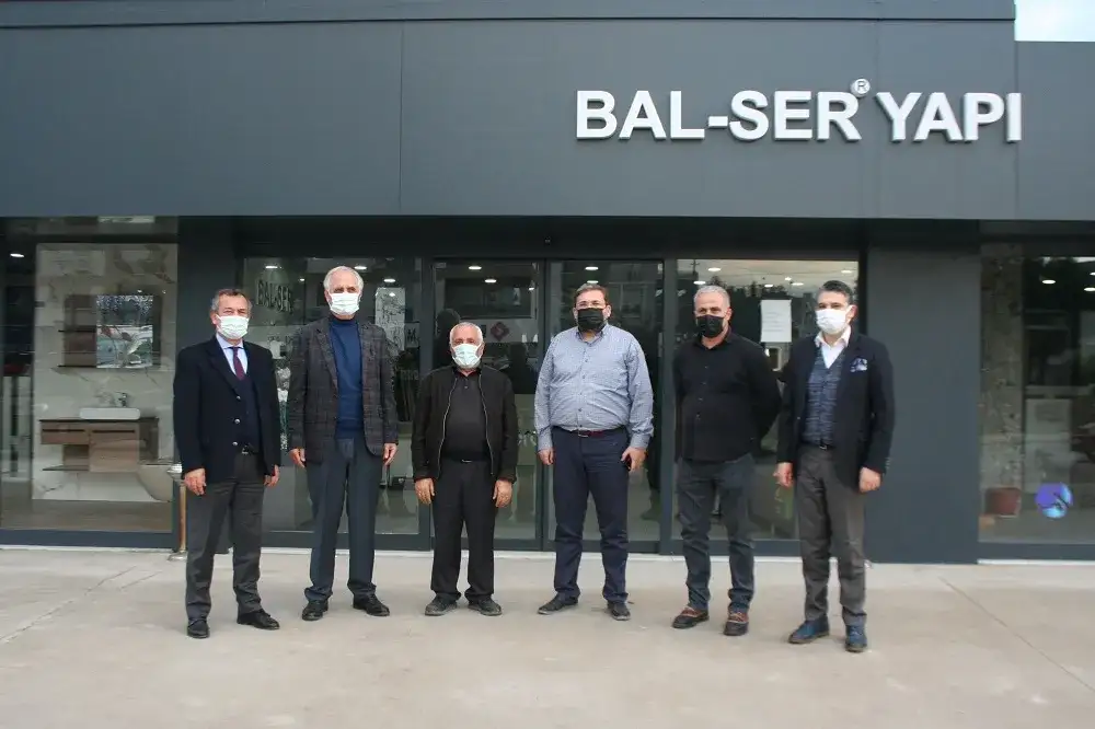 MİTSO'dan üyelerine yeni yıl ziyareti: BAL-SER İŞYERİNDE...