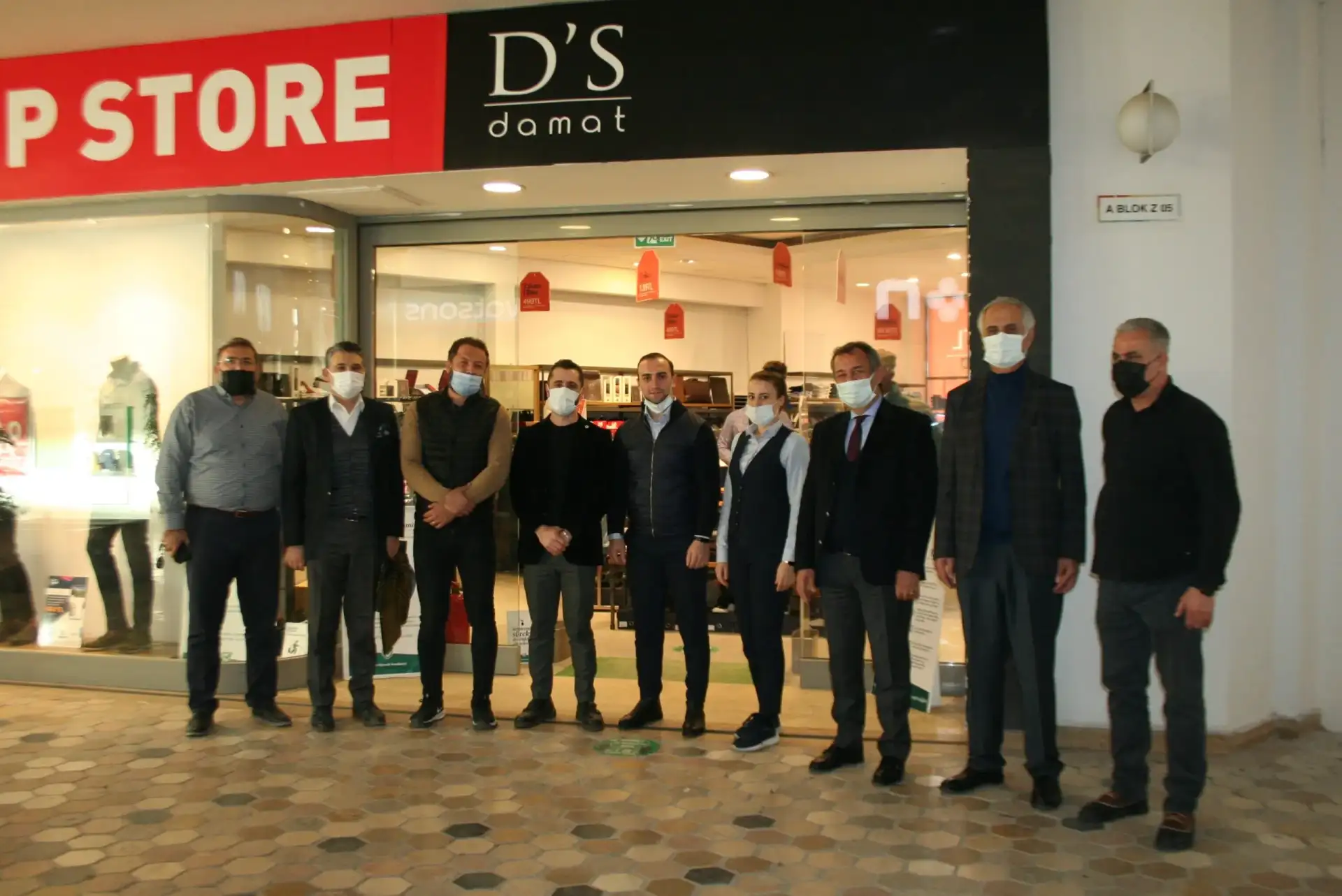 MİTSO'dan üyelerine yeni yıl ziyareti: D'S DAMAT İŞYERİNDE