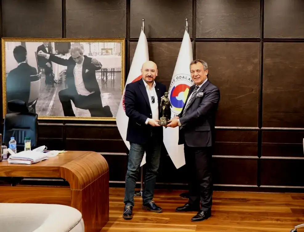 MİTSO YÖNTİM KURULU BAŞKANI ÖZER AYDIN TİCARET ODASINDA - 1