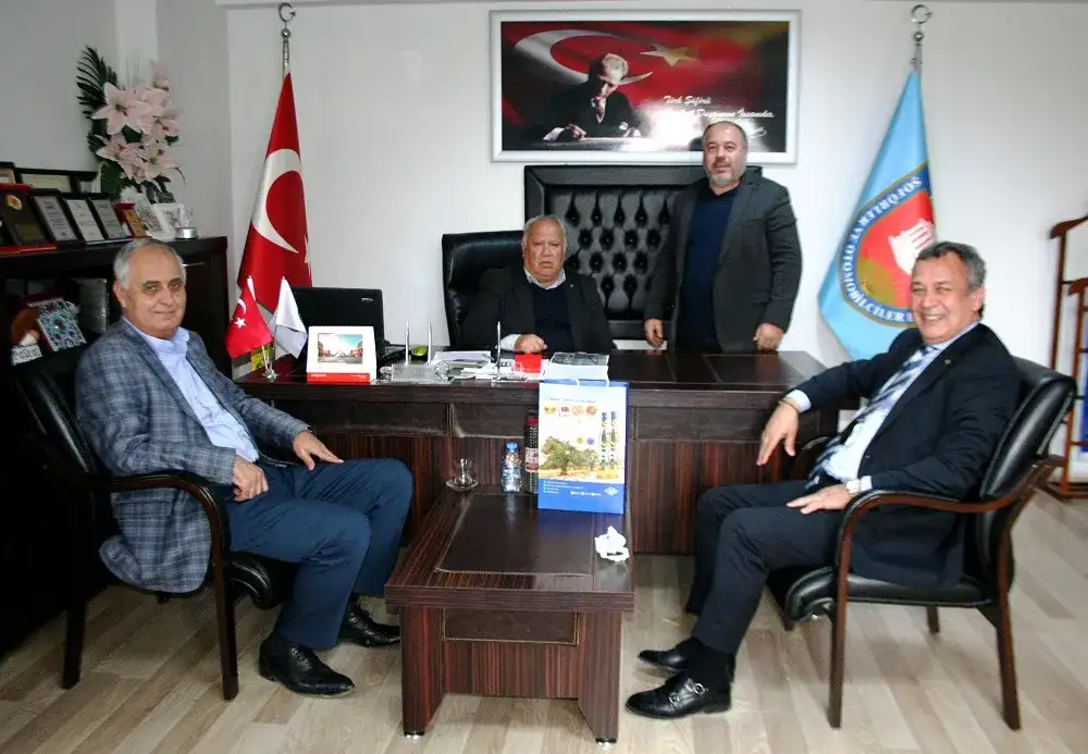 MİTSO, ODALARLA BİRLİKTE... MİLAS ŞOFÖRLER VE OTOMOBİLCİLER ESNAF ODASINDA...