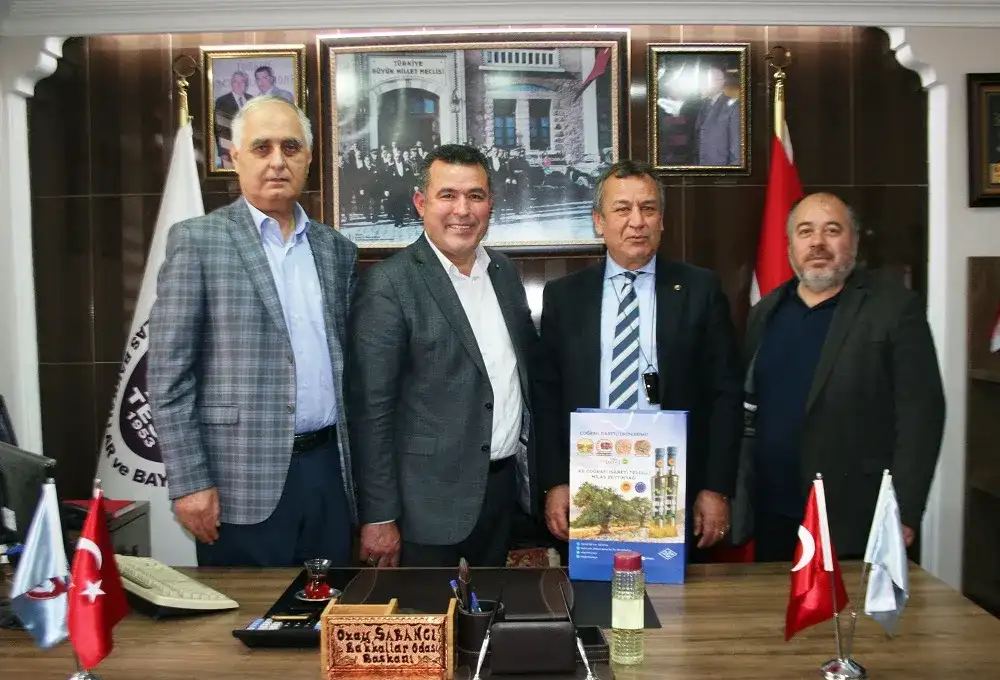 MİTSO, ODALARLA BİRLİKTE... MİLAS BAKKALLAR VE TEKEL BAYİLERİ ESNAF ODASINDA... - 1