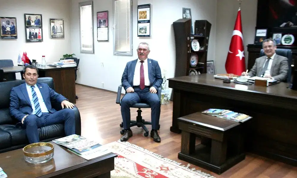 Belediye başkan yardımcıları MİTSO'da... ORTAK AKIL VE İŞBİRLİĞİ İLE YİNE ÇOK BAŞARILI BİR FUAR OLACAK