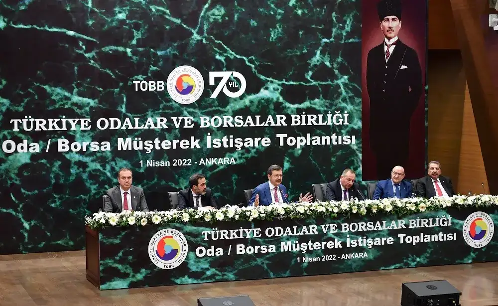 TOBB'NİN MÜŞTEREK İSTİŞARE TOPLANTISI ANKARA'DA YAPILDI.
