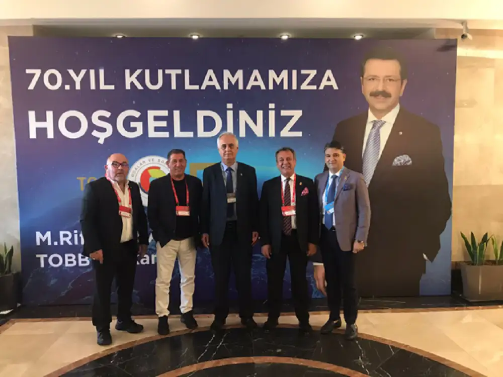 TOBB'nin 70. yılı kutlandı... MİLAS ZEYTİNYAĞINA AB COĞRAFİ İŞARETİ İÇİN TOBB'DEN MİTSO'YA TEŞEKKÜR PLAKETİ - 1