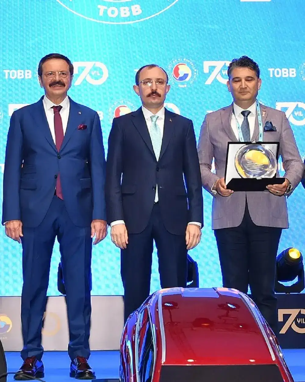 TOBB'nin 70. yılı kutlandı... MİLAS ZEYTİNYAĞINA AB COĞRAFİ İŞARETİ İÇİN TOBB'DEN MİTSO'YA TEŞEKKÜR PLAKETİ - 2