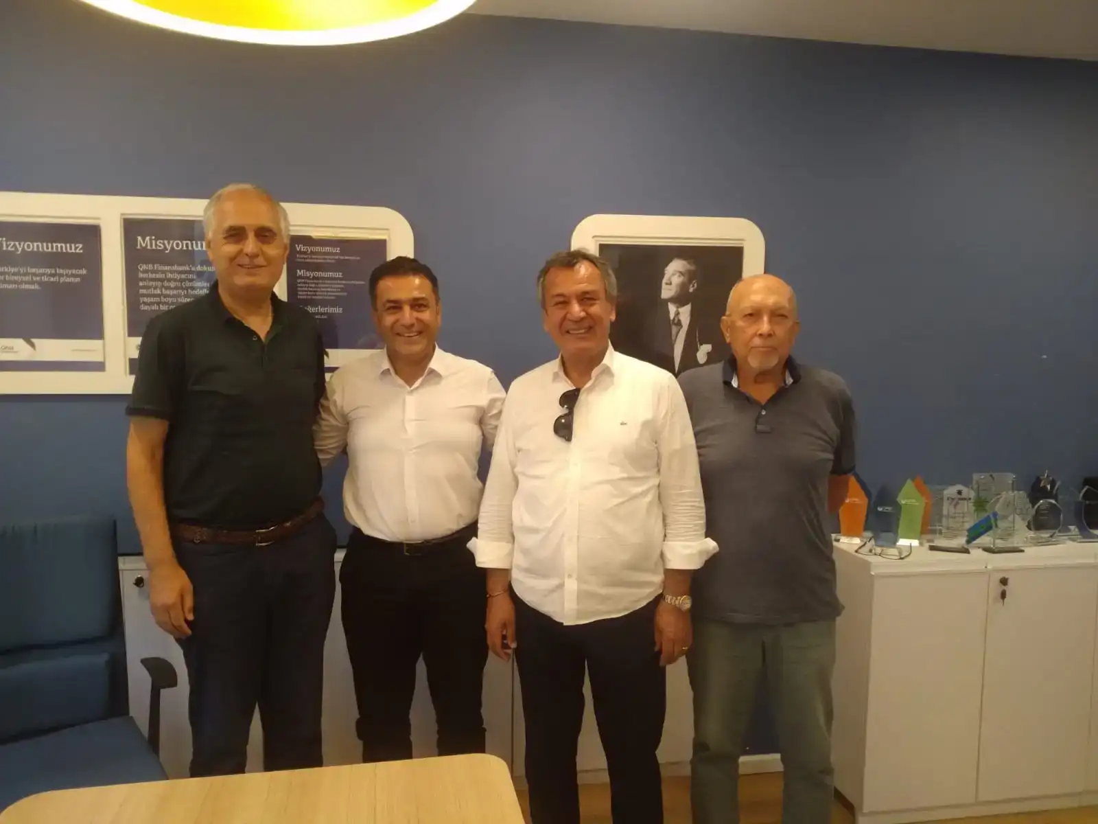 MİTSO Yönetimi QNB Finansbank Müdürünü Ziyaret Etti.