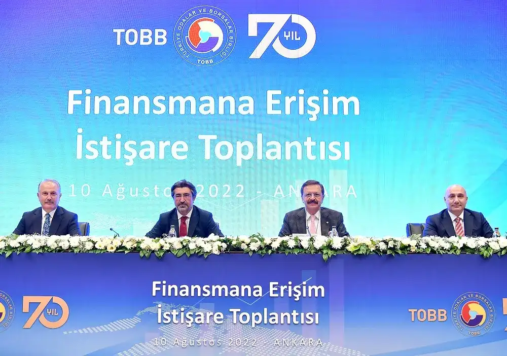 TOBB'de Finansmana Erişim İstişare Toplantısı düzenlendi: "BANKALAR İŞİN FEDA KISMINI REEL SEKTÖRE, KAR KISMINI KENDİLERİNE AYIRMAMALI"