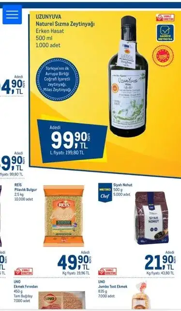 Milas'ın coğrafi işaretli zeytinyağlarından UZUNYUVA METRO'DA... - 1