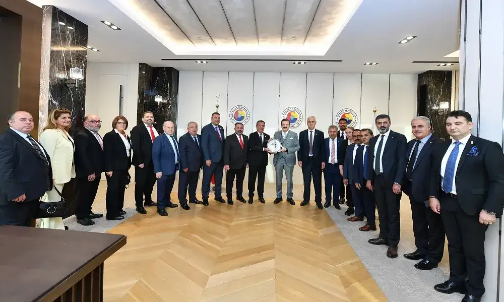 MİTSO, TOBB'DE... ÜYELERİN DİLEKLERİ TOBB BAŞKANINA SUNULDU.