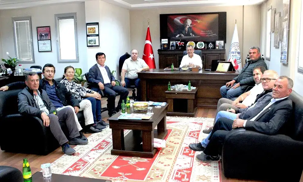 Milas Yörük Obaları Kültür Derneği yönetimi MİTSO'da... "İŞBİRLİĞİMİZ SÜRECEK" - 1