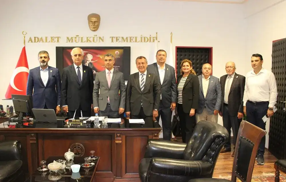 MİTSO YÖNETİMİNİN İLK ZİYARETİ CUMHURİYET BAŞSAVCISINA - 1