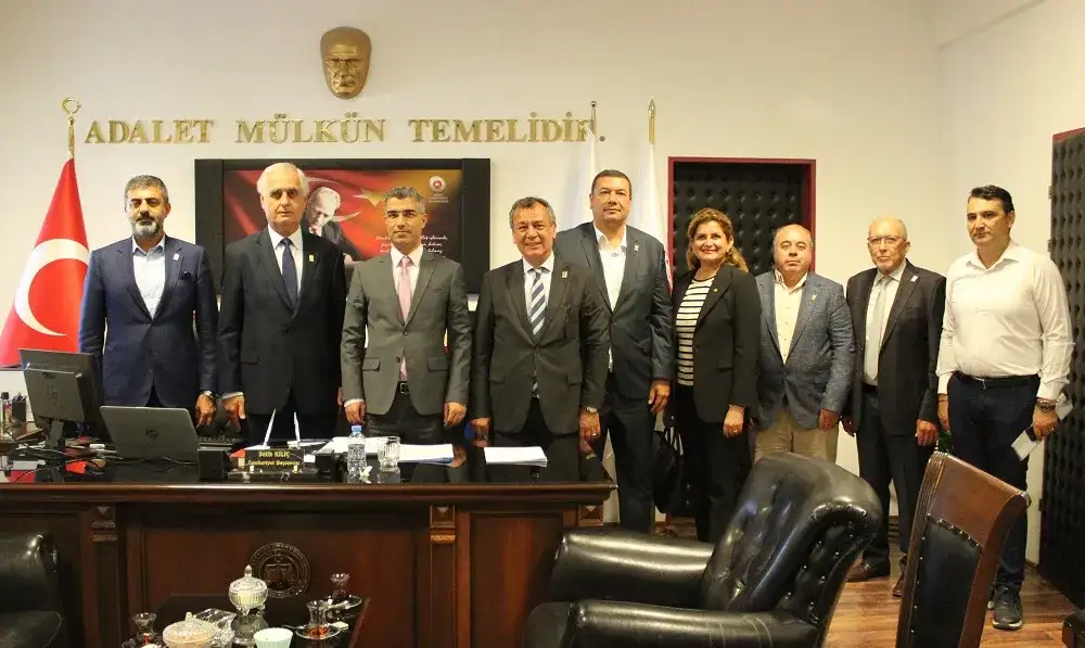 MİTSO YÖNETİMİNİN İLK ZİYARETİ CUMHURİYET BAŞSAVCISINA