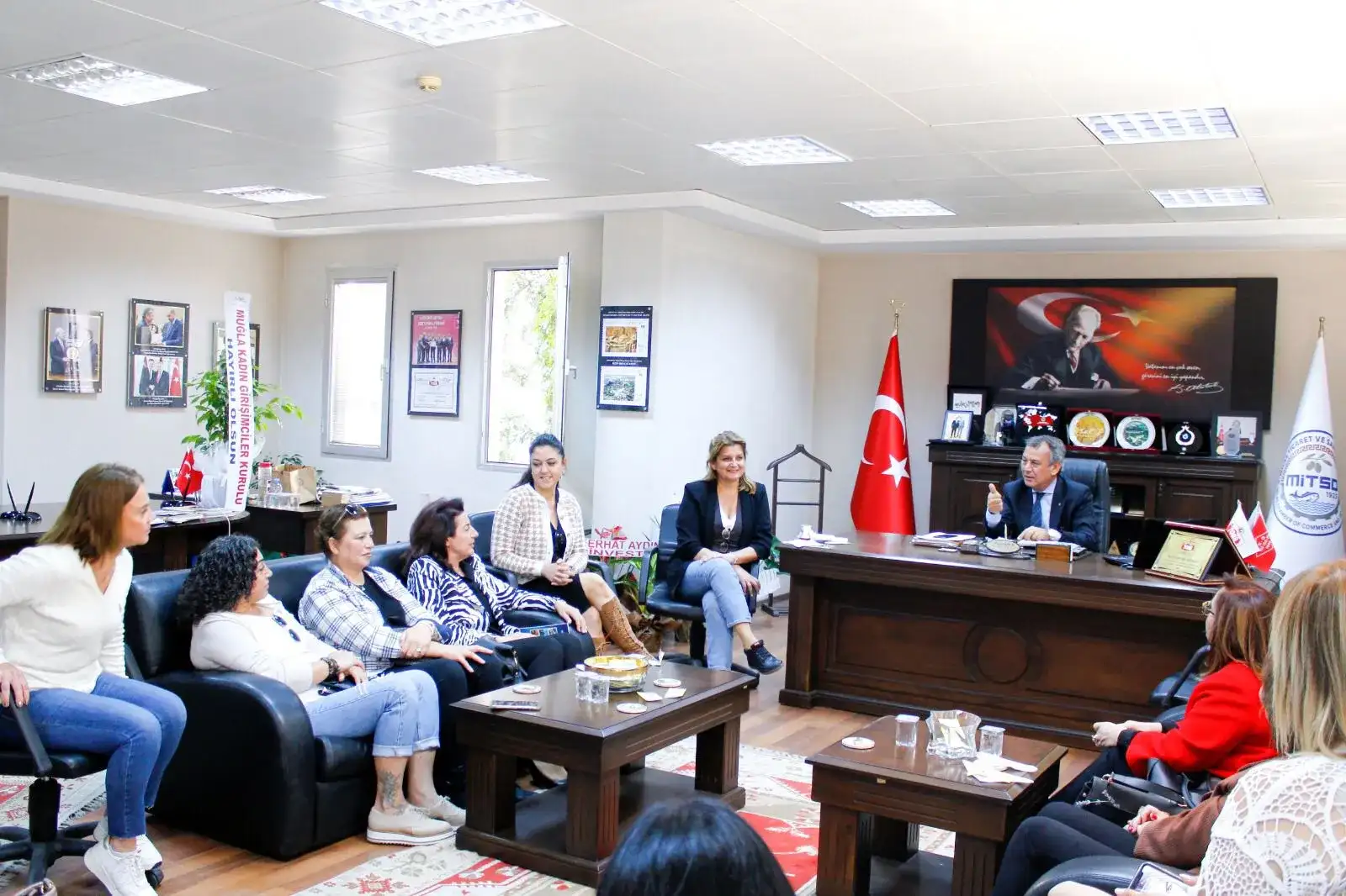 TOBB Muğla Kadın Girişimciler Kurulu (KGK) İcra Komitesi Üyeleri MİTSO’da… - 2