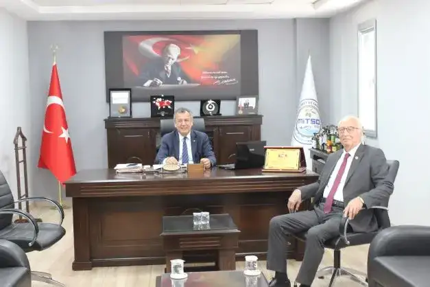 ÖNCEKİ DÖNEM MİLAS ZİRAAT ODASI BAŞKANI İSMAİL ATICI MİTSO'YA VEDA ETTİ. - 1