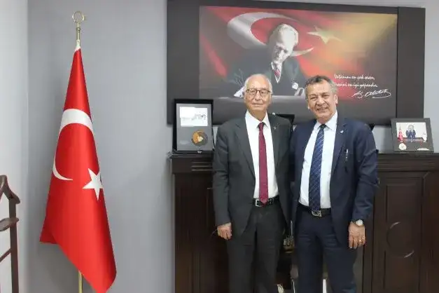 ÖNCEKİ DÖNEM MİLAS ZİRAAT ODASI BAŞKANI İSMAİL ATICI MİTSO'YA VEDA ETTİ.