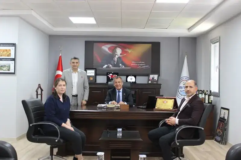 MİLAS İŞ KUR HİZMET MERKEZİ ŞUBE MÜDÜRÜ MİTSO’YA VEDA ETTİ.