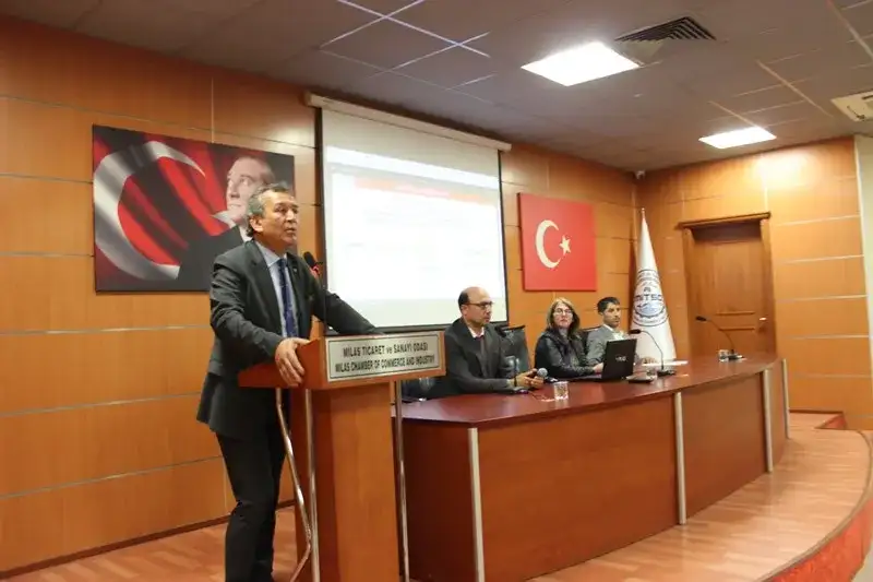 MİLAS MESLEKİ EĞİTİM MERKEZİ MÜDÜRLÜĞÜ TARAFINDAN ÜYELERİMİZE BİLGİLENİDİRME TOPLANTISI YAPILDI.