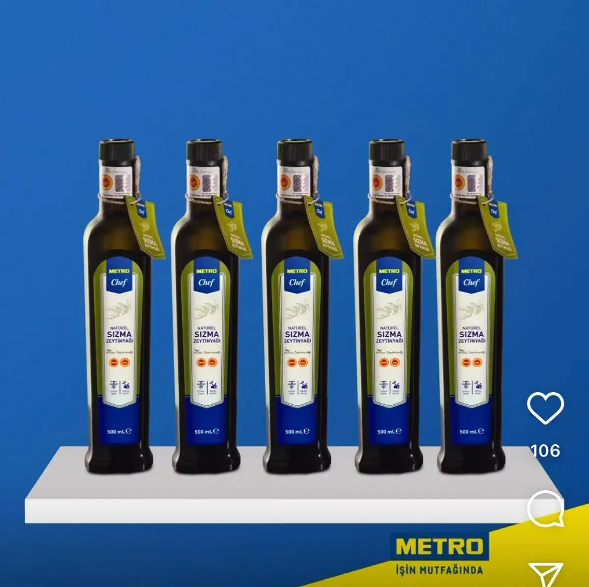 METRO, Milas zeytinyağını tanıtıyor: METRO CHEF NATÜREL SIZMA MİLAS ZEYTİNYAĞI! - 1