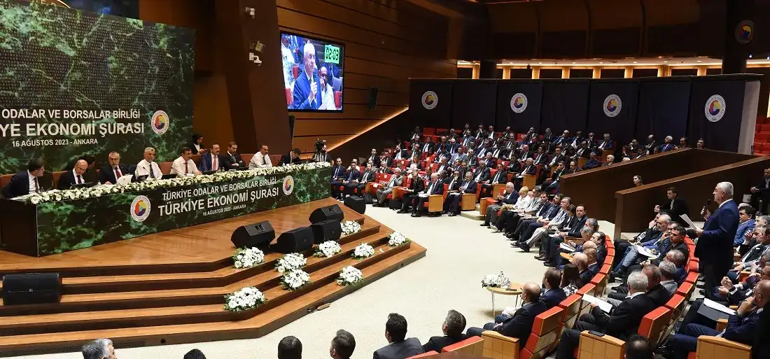 TOBB'NİN ÇAĞRISIYLA TÜRKİYE EKONOMİ ŞURASI ANKARA'DA YAPILDI