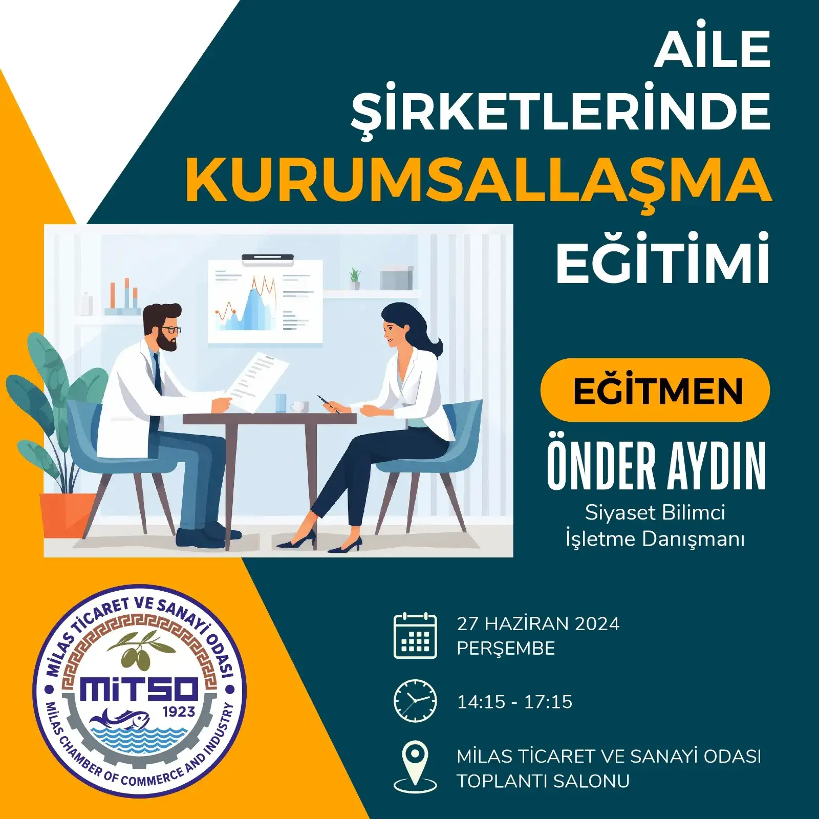 AİLE ŞİRKETLERİNDE KURUMSALLAŞMA EĞİTİMİ.