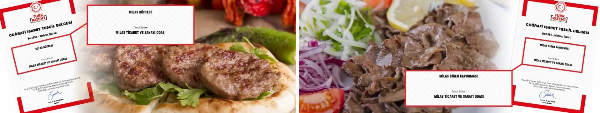 MİLAS KÖFTE VE CİĞER KAVURMASI TESCİLLENDİ