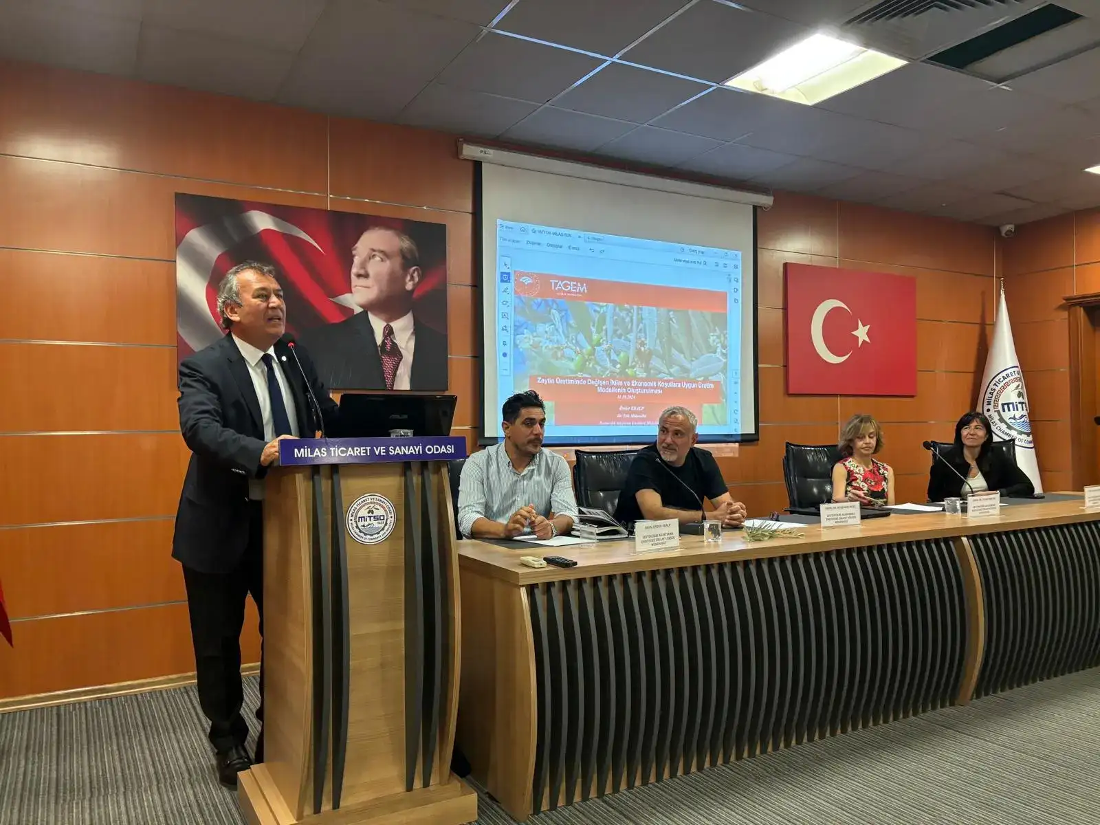 MİTSO’DA ZEYTİN VE ZEYTİNYAĞI ÜRETİMİNDE KALİTE ARTTIRICI UYGULAMALAR KONULU PANEL DÜZENLENDİ - 2