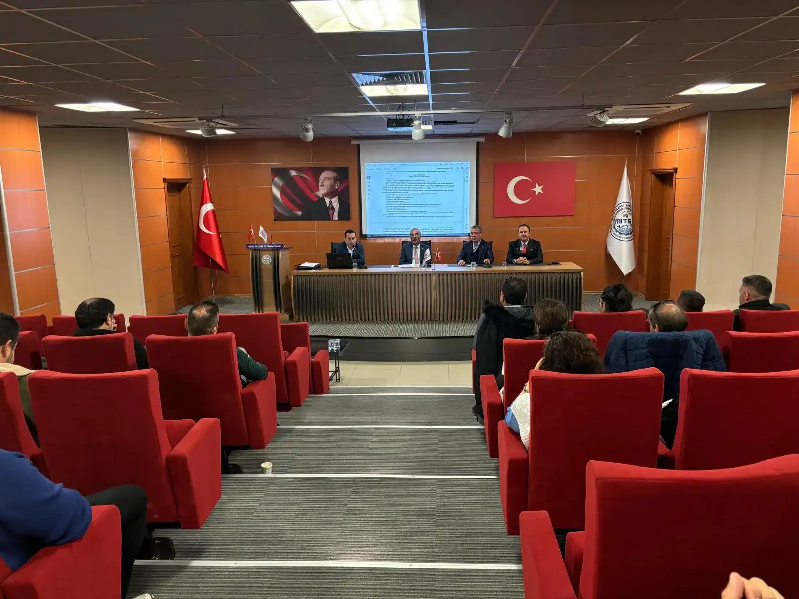 Milas Ticaret ve Sanayi Odasında Elektronik İlan Doğrulama Sistemi ( EIDS) ve Yönetmeliklerle ilgili bilgilendirme toplantısı düzenlendi. - 3