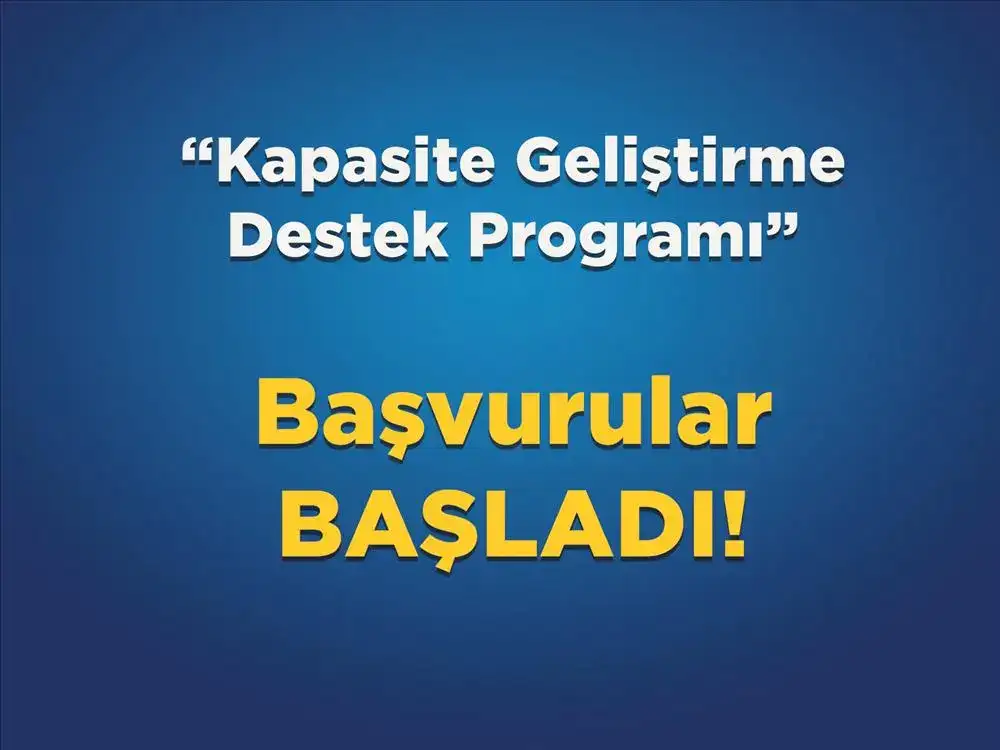 KOSGEB CAPACITY DEVELOPMENT SUPPORT PROGRAM