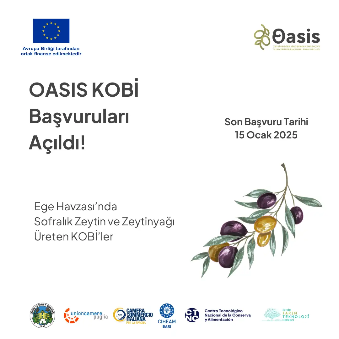 INNOVATIVE AND SUSTAINABLE CLUSTERING IN OLIVE VALUE CHAIN (OASIS) PROJECT