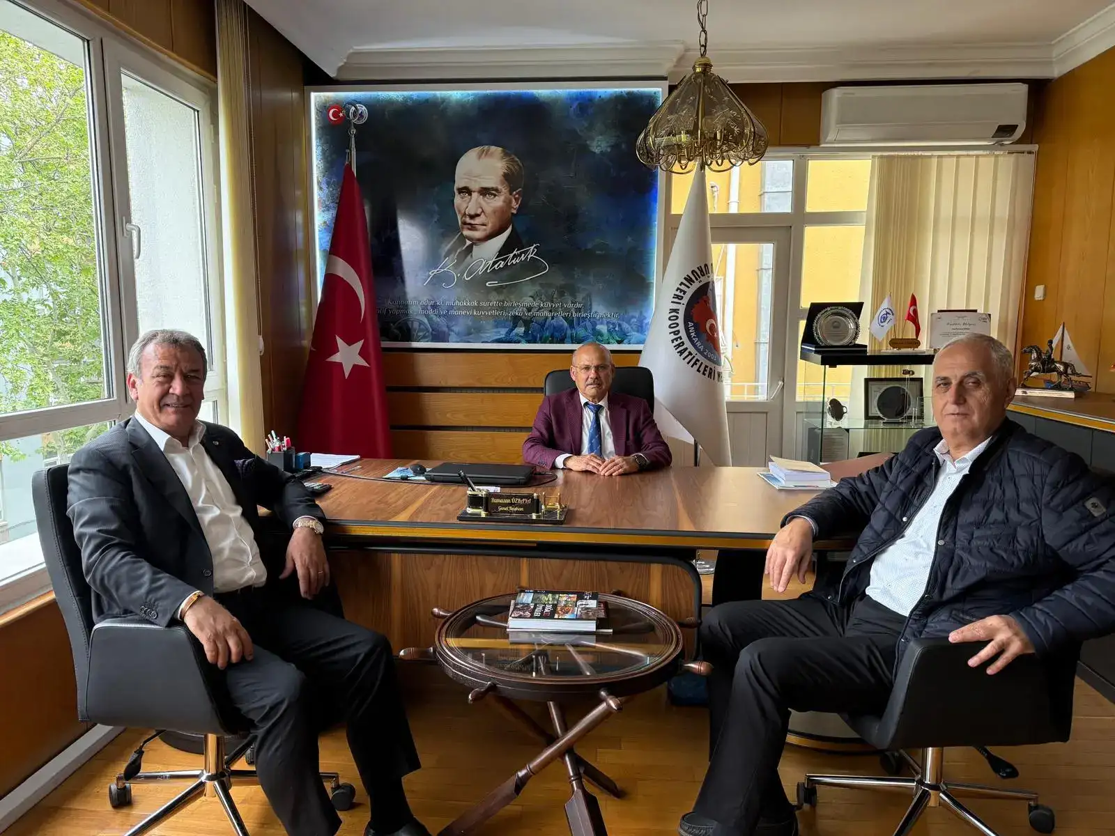 MİTSO’dan SÜR-KOOP Genel Başkanı Ramazan Özkaya’ya Ziyaret