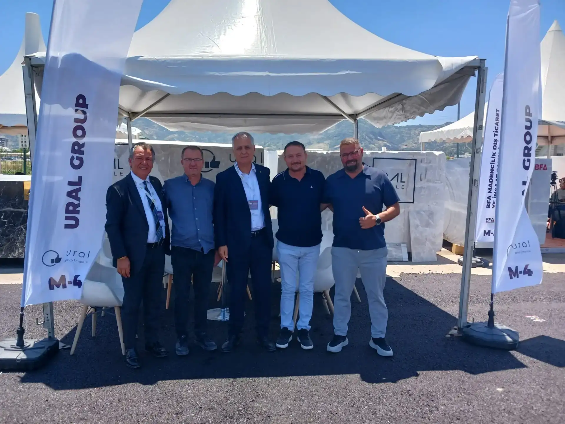 Visit from MİTSO Executives to Afyonkarahisar Block Marble Fair Support Visit to Companies from Milas - 1